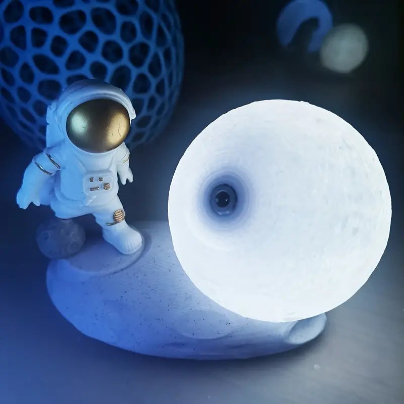 Small Astronaut & Moon Touch Sensor Night Light