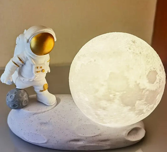 Small Astronaut & Moon Touch Sensor Night Light