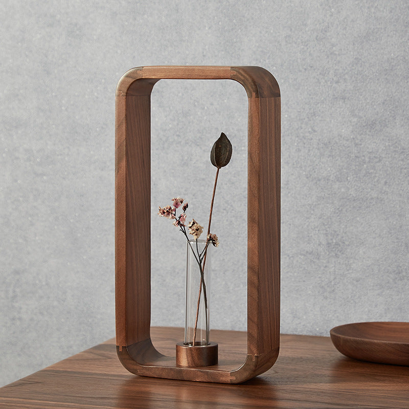 Transparent Glass Vase for Water Plants - Zen Style