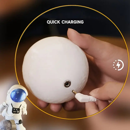 Small Astronaut & Moon Touch Sensor Night Light