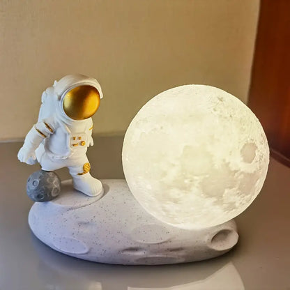 Small Astronaut & Moon Touch Sensor Night Light